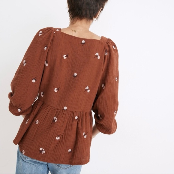 Madewell women Top with floral prints - Picture 3 of 12